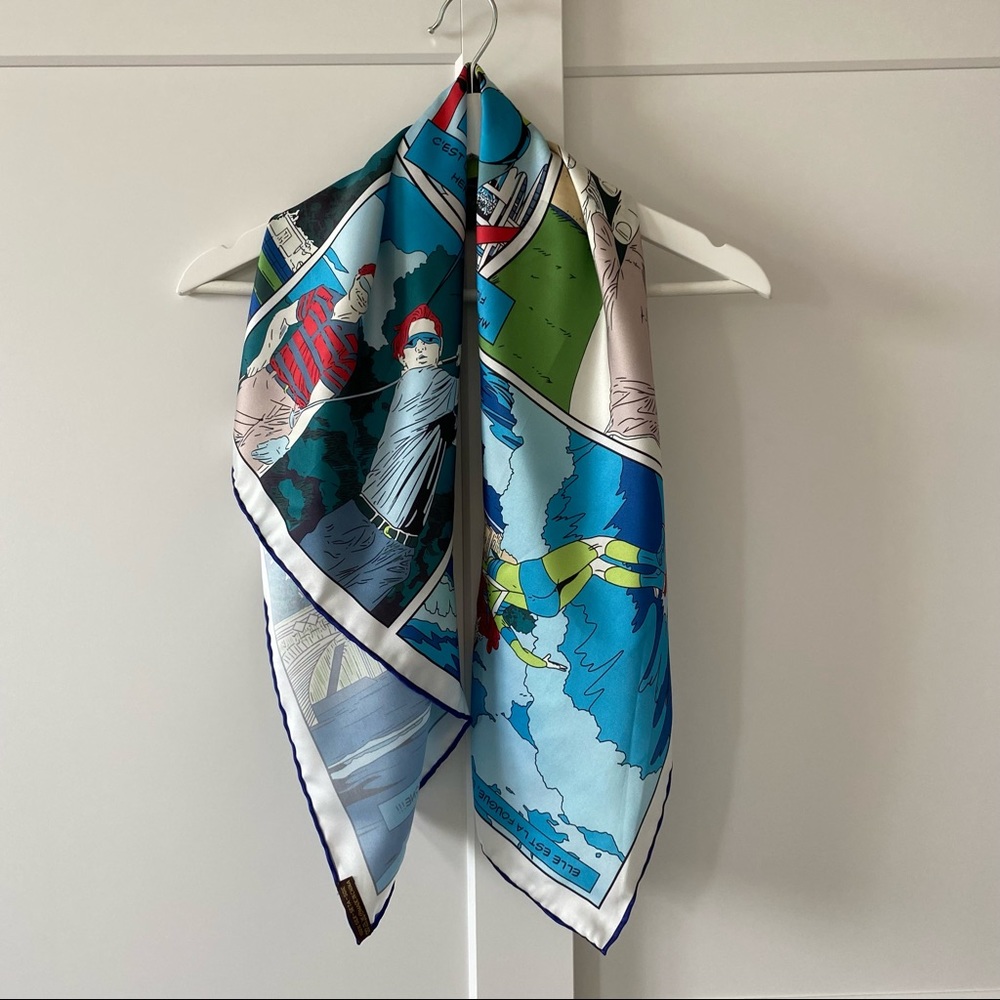 100% natural silk scarf